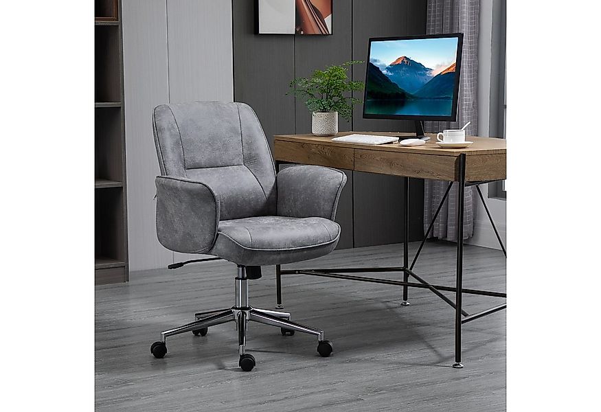 Vinsetto Bürostuhl höhenverstellbarer Arbeitsstuhl mit Wippenfunktion (Büro günstig online kaufen