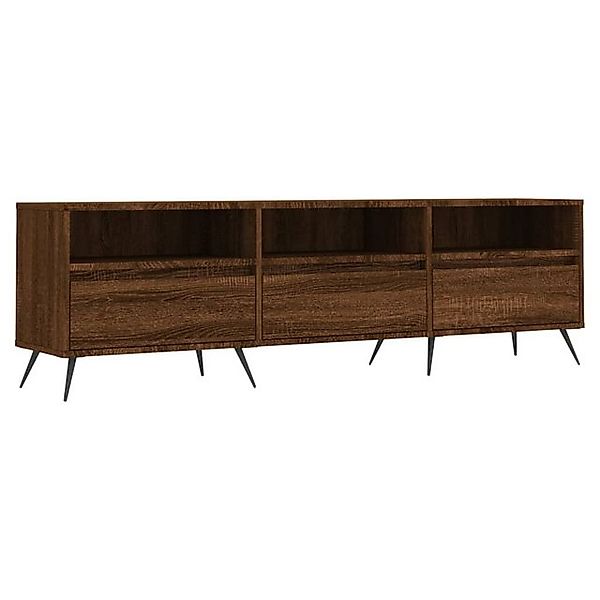 furnicato TV-Schrank Braun Eichen-Optik 150x30x44,5 cm Holzwerkstoff (1-St) günstig online kaufen