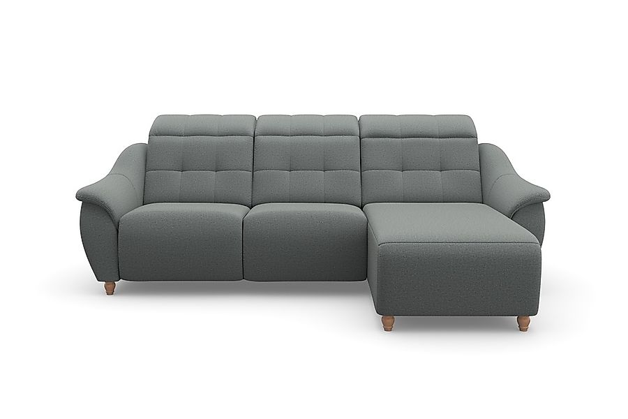 Home affaire Ecksofa »Boston L-Form«, (2 St.), Kopfteilverstellung an jeder günstig online kaufen