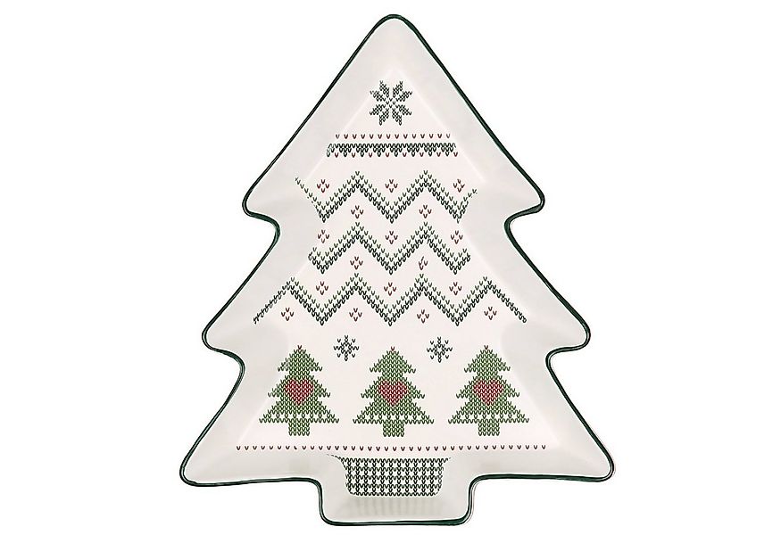 Sarcia.eu Dekoteller Weihnachtsbaum-Snackteller günstig online kaufen