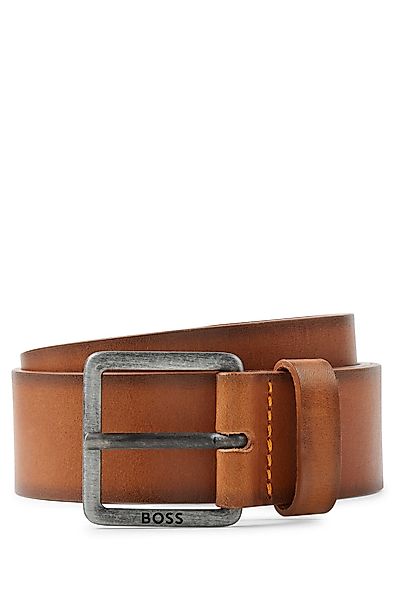 BOSS Ledergürtel Jeeko_Sz40 mit BOSS Logo-Schriftzug günstig online kaufen