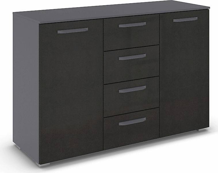 rauch Kombikommode "Sideboard Schubladenkommode OTELI mit Dekor- und Hochgl günstig online kaufen