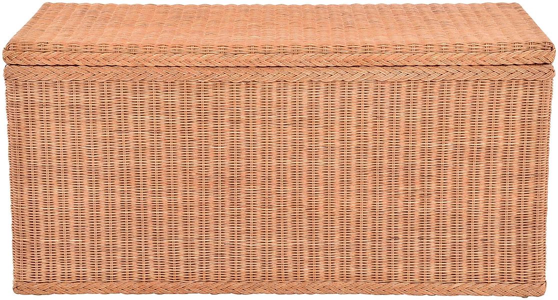Krines Home Wäschetruhe Rattantruhe Groß Deckel günstig online kaufen