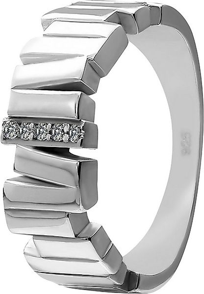 SilberDream Silberring SilberDream Ring Relief Zirkonia weiß (Fingerring), günstig online kaufen