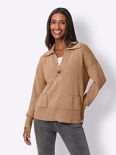 heine Strickpullover Polopullover günstig online kaufen