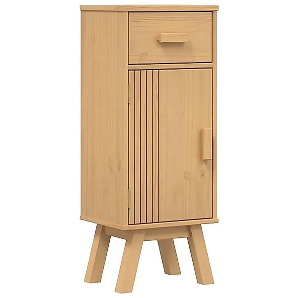 vidaXL Badezimmerschrank Olden Braun 35 x 30 x 90 cm Massivholz Kiefer 4200 günstig online kaufen