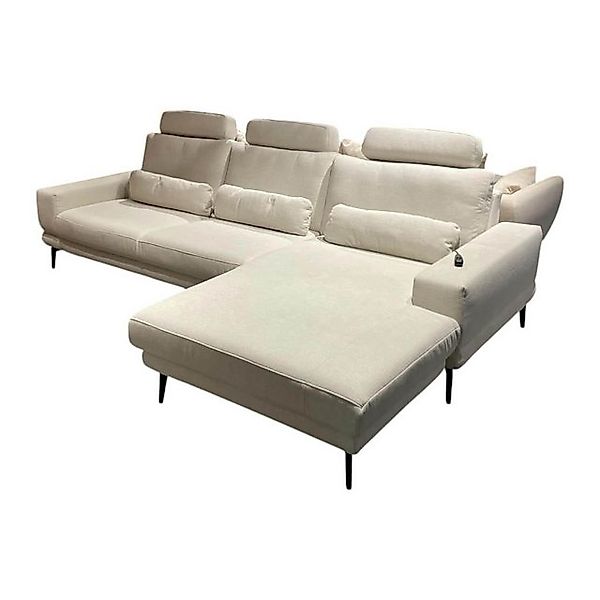 set one by Musterring Ecksofa Ecksofa SO 3600 Stoff Calido Natur SG2 Metall günstig online kaufen