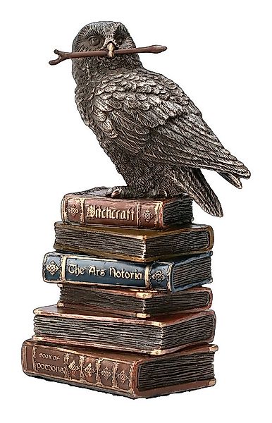 Figuren Shop GmbH Tierfigur Eulen Figur mit Zauberstab - Spellcraft - Veron günstig online kaufen