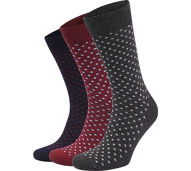 Suitable Socken 3-Pack Polka Dots Mehrfarbig - Größe 42-46 günstig online kaufen