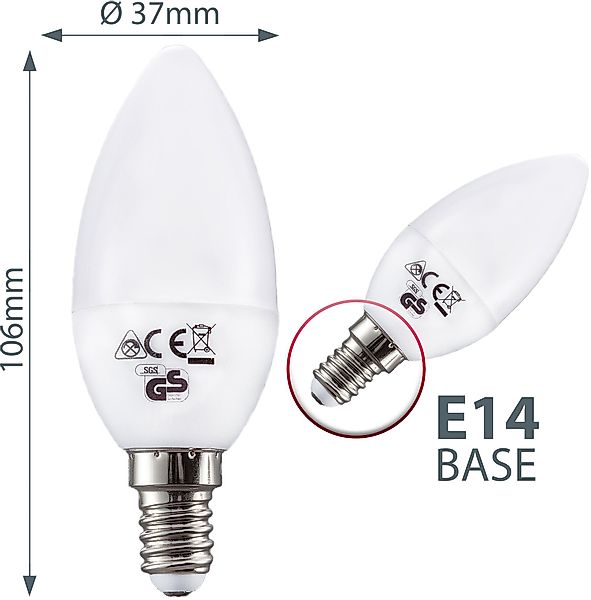 B.K.Licht LED-Leuchtmittel Lampe 5er Set Glühbirne günstig online kaufen