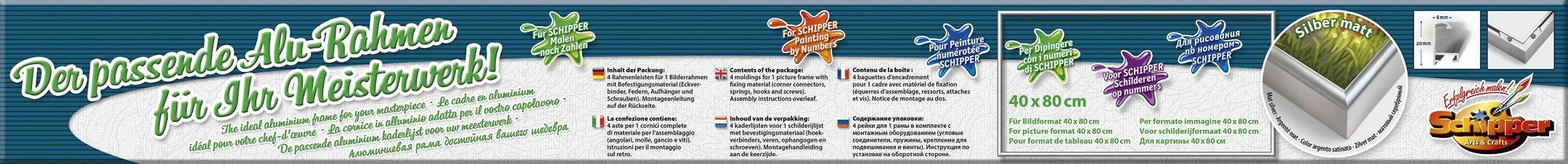 Schipper Bilderrahmen Malen nach Zahlen, 40x80 günstig online kaufen