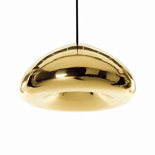Pendelleuchte Void LED gold metall / Ø 30 x H 15,5 cm - Metall - Tom Dixon günstig online kaufen