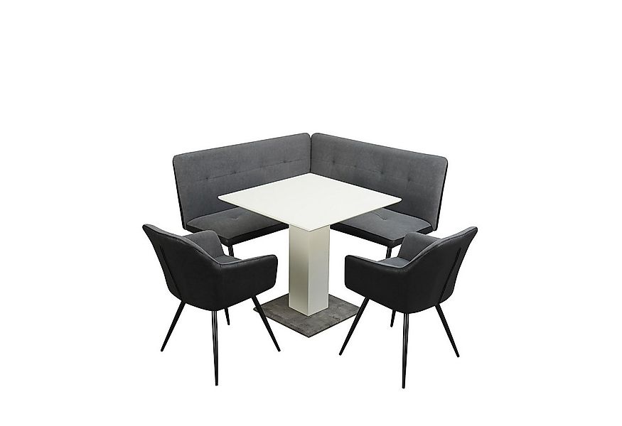 HTI-Living Eckbankgruppe Sitzgruppe Anthrazit/Grau/Weiß Joschka, (Sparpaket günstig online kaufen