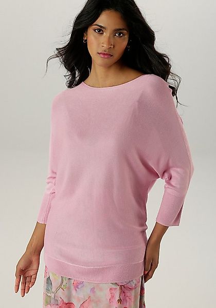 Aniston SELECTED Strickpullover mit U-Boot-Ausschnitt günstig online kaufen