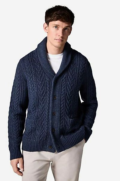 Next Strickjacke Cardigan mit Zopfmuster und Schalkragen (1-tlg) günstig online kaufen