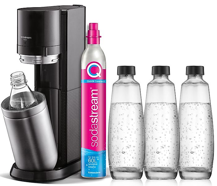 SodaStream Wassersprudler »DUO Vorteilspack«, (Set, 6 tlg.), SodaStreamSpru günstig online kaufen