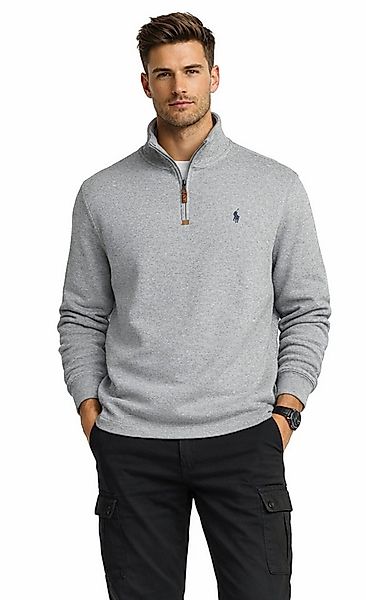 Polo Ralph Lauren Sweatshirt Pullover Troyer Half Zip Jumper Rib Sweater günstig online kaufen