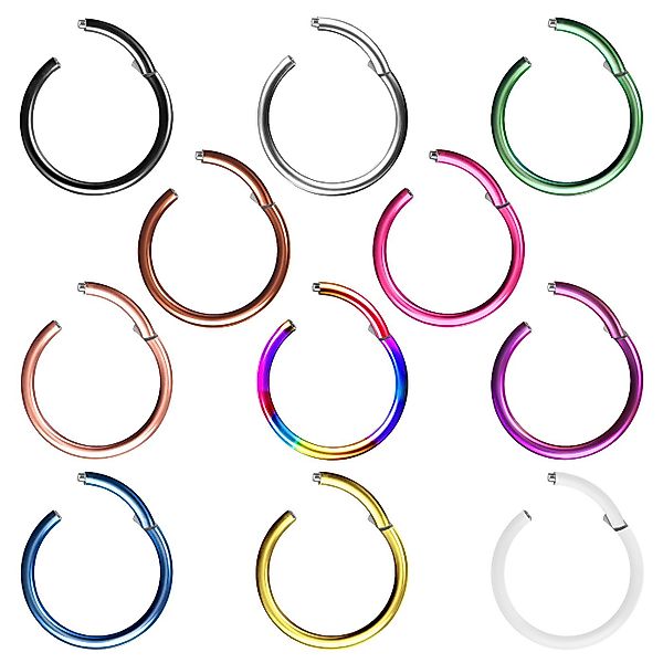 Taffstyle Nasenpiercing Clicker Ohr Universal Piercing Titan G23 oder Chiru günstig online kaufen