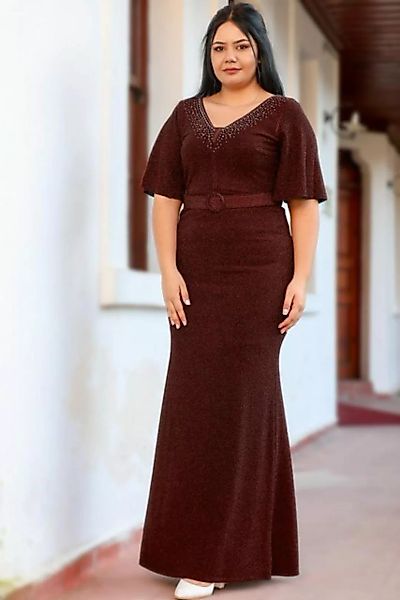 Modabout Abendkleid Langes Maxikleid Sommerkleid für große Größen - NELB055 günstig online kaufen