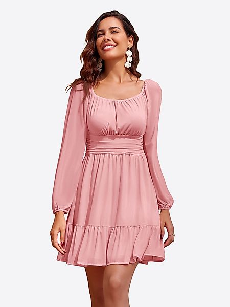 Imily Bela Partykleid Damen Lässiges Netzkleid günstig online kaufen