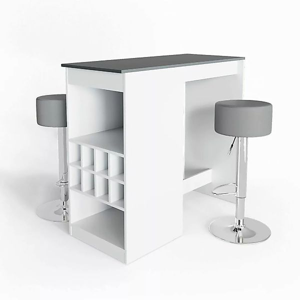 Vicco Bartisch Ross, Weiß/Anthrazit, 115 x günstig online kaufen
