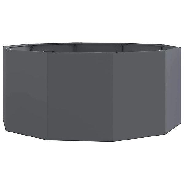 vidaXL Pflanzkübel Anthrazit 120 x 120 x 50 cm Stahl 883747 günstig online kaufen