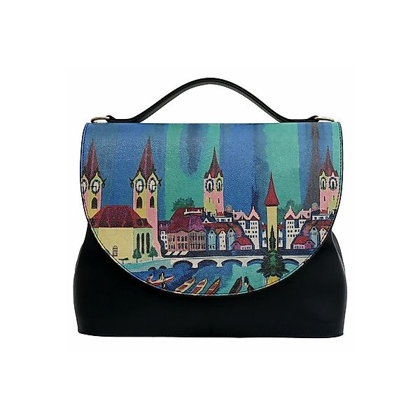 DOGO Henkeltasche "Handy Umhängetasche Prague Nights Schultertasche", Handg günstig online kaufen