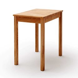 Esstisch aus Wildeiche Massivholz 76 cm hoch günstig online kaufen