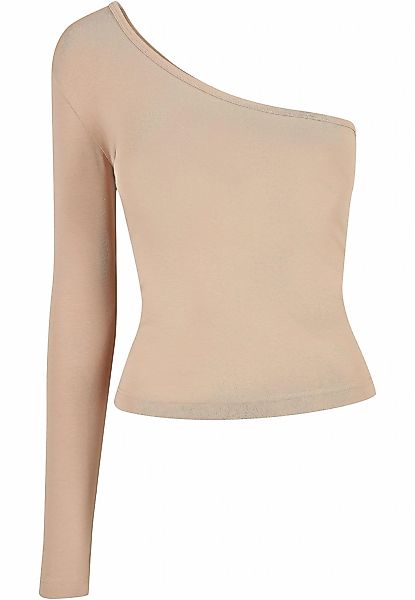 URBAN CLASSICS Langarmshirt "Urban Classics Damen Ladies Asymmetric Longsle günstig online kaufen