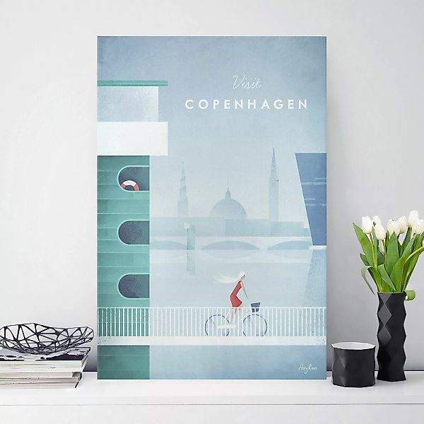 Leinwandbild Reiseposter - Kopenhagen günstig online kaufen