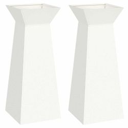 vidaXL Blumentopf Säulen Pflanzer 2 pcs günstig online kaufen