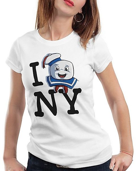 style3 T-Shirt Love Marshmallow new yorkt geisterjäger gespenst slimer ghos günstig online kaufen