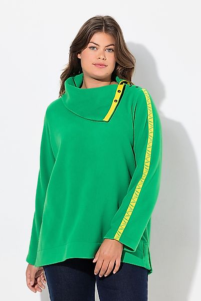 Laurasøn Sweatshirt Fleece Sweatshirt großer Kragen günstig online kaufen