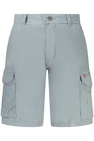 Napapijri 5-Pocket-Hose Stylishe Herren Bermuda-Shorts in Grau mit Stickere günstig online kaufen