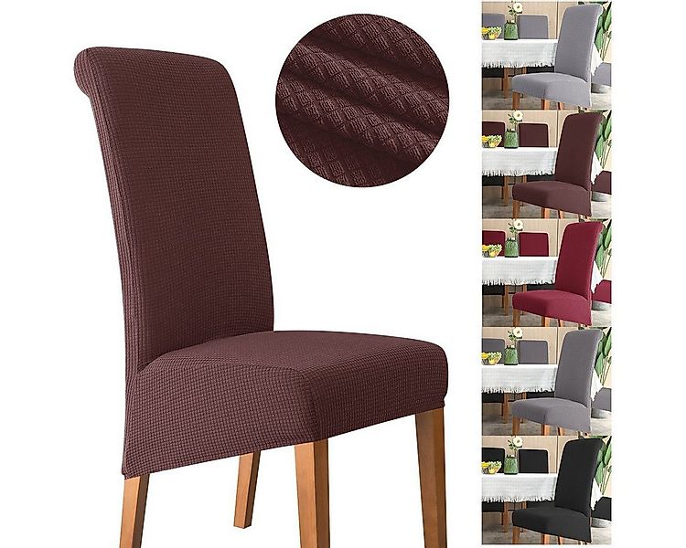 Simloveve Stuhlhusse Stretch Stuhlhussen, Universelle Passform Stuhlbezüge günstig online kaufen