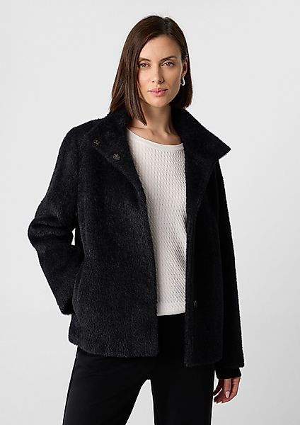 comma Kurzjacke Langflorige weiche Jacke im günstig online kaufen