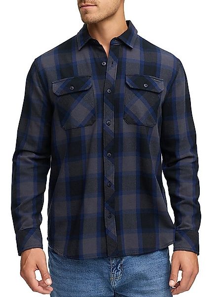 Indicode Langarmhemd Herren INPomal Herrenhemd Langarm Herren Karohemd aus günstig online kaufen