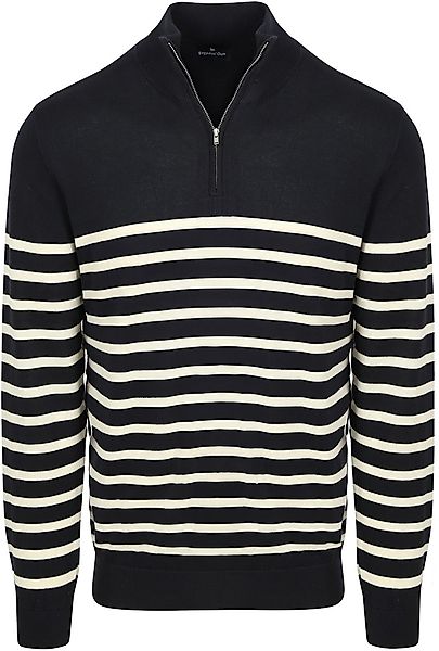 Steppin' Out Half-Zip Pullover Breton Stripe Navy - Größe XL günstig online kaufen