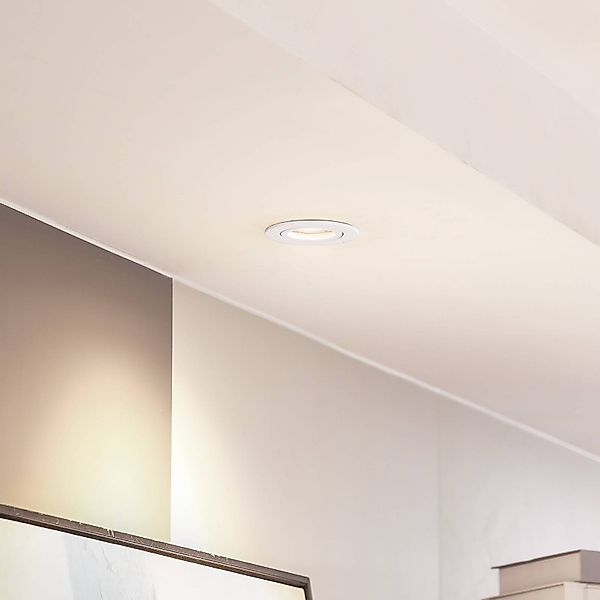 Arcchio Downlight Zyron, weiß, Ø 8,2 cm günstig online kaufen