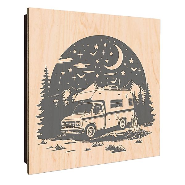 Banjado Schlüsselkasten Holz 30x30cm Schwarz Scharnier Rechts 50 Haken Desi günstig online kaufen