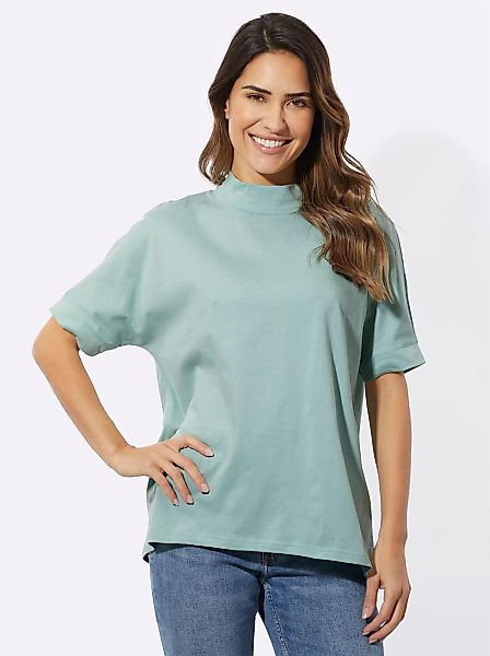 Classic Basics Stehkragenshirt "Kurzarm-Shirt", 1 Stk. günstig online kaufen