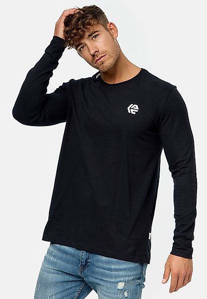 Indicode Langarmshirt INTrense 100% Baumwolle günstig online kaufen