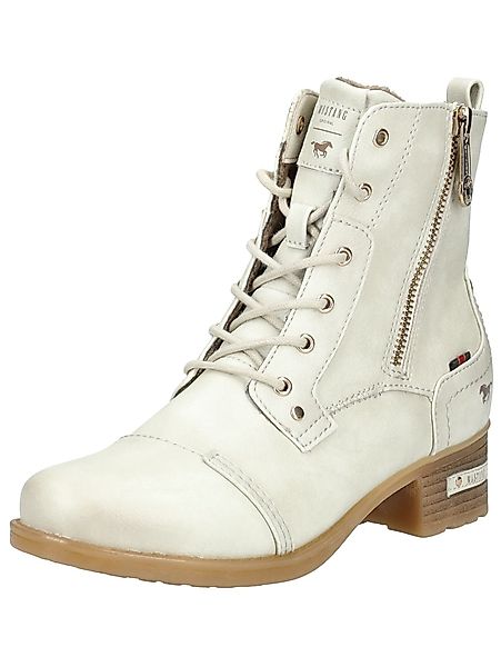 MUSTANG Stiefelette Lederimitat Schnürstiefelette günstig online kaufen