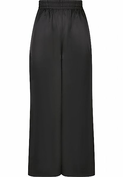 URBAN CLASSICS Stoffhose "Urban Classics Damen Ladies Satin Wide Leg Pants" günstig online kaufen