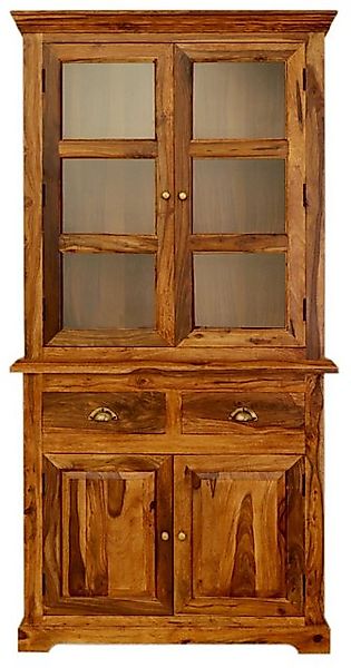 Indischesmoebelhausde Vitrine Vitrine 100x200x45 aus indischem Palisandr-Ma günstig online kaufen