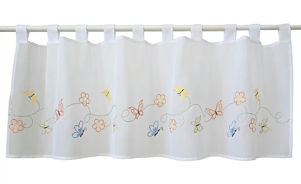 Schlaufen Panneaux   ¦ weiß ¦ Synthetik ¦ Maße (cm): B: 140 H: 48 Gardinen günstig online kaufen