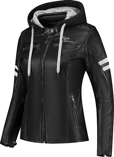 Rusty Stitches Motorradjacke Jack Super Joyce Hooded V2 -White günstig online kaufen