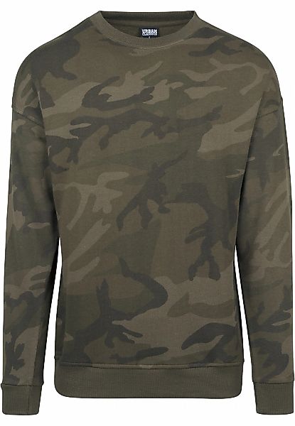 URBAN CLASSICS Rundhalspullover "Urban Classics Herren Camo Crewneck" 1 Stk günstig online kaufen