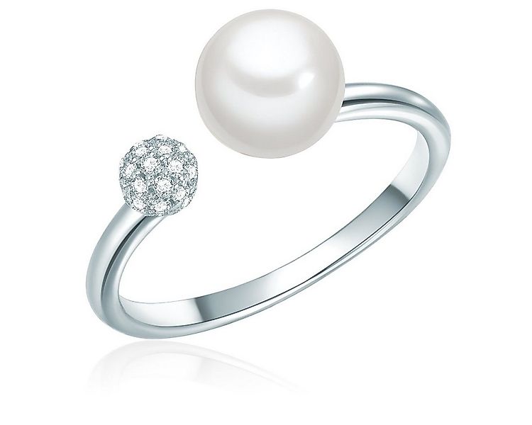Valero Pearls Silberring silber, mit Süßwasser-Zuchtperle günstig online kaufen