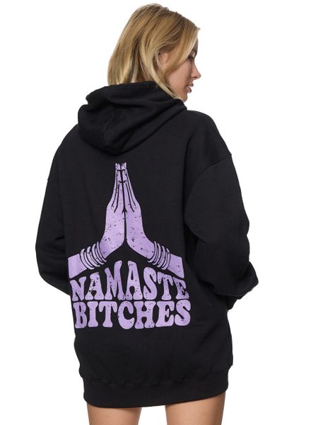 Worldclassca Hoodie Worldclassca Oversized Hoodie NAMASTE günstig online kaufen